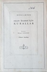 Aklın İdaresi İçin Kurallar Rene Descartes