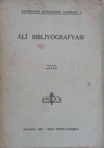 Ali Bibliyografyası Hüseyin Nihal Atsız