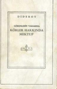 Görenlerin Yararına Körler Hakkında Mektup Denis Diderot