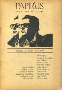 Papirüs Aylık Dergi Sayı 6 Kasım 1966 Kolektif