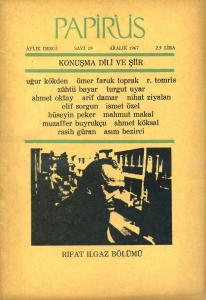 Papirüs Aylık Dergi Sayı 19 Aralık 1967 Kolektif