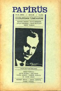 Papirüs Aylık Dergi Sayı 34 Nisan 1969 Kolektif