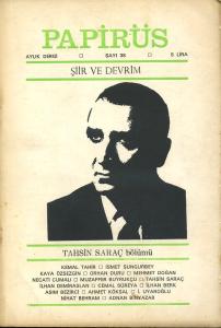 Papirüs Aylık Dergi Sayı 38 Ağustos 1969 Kolektif