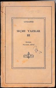 Seçme Yazılar 3